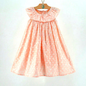 Dress Peach with white flowers - 28111