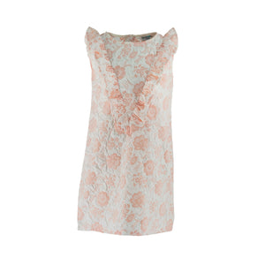 Dress Peach - Floral Frill-27002