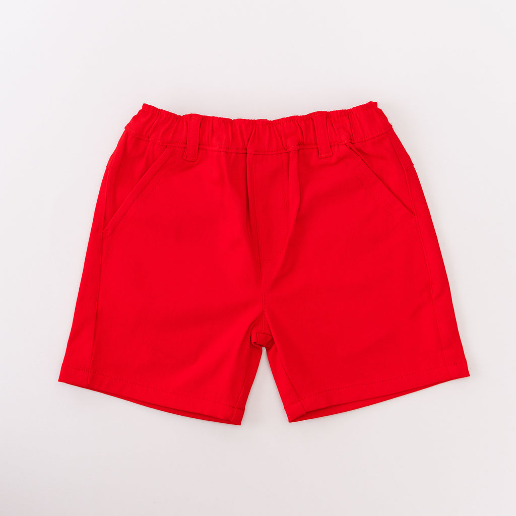 Short Twill - Ruby Red-27242