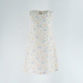 Dress Lace Off-white - Brown flowers-27611