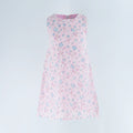 Dress Lace Pink - Blue Flowers-27714