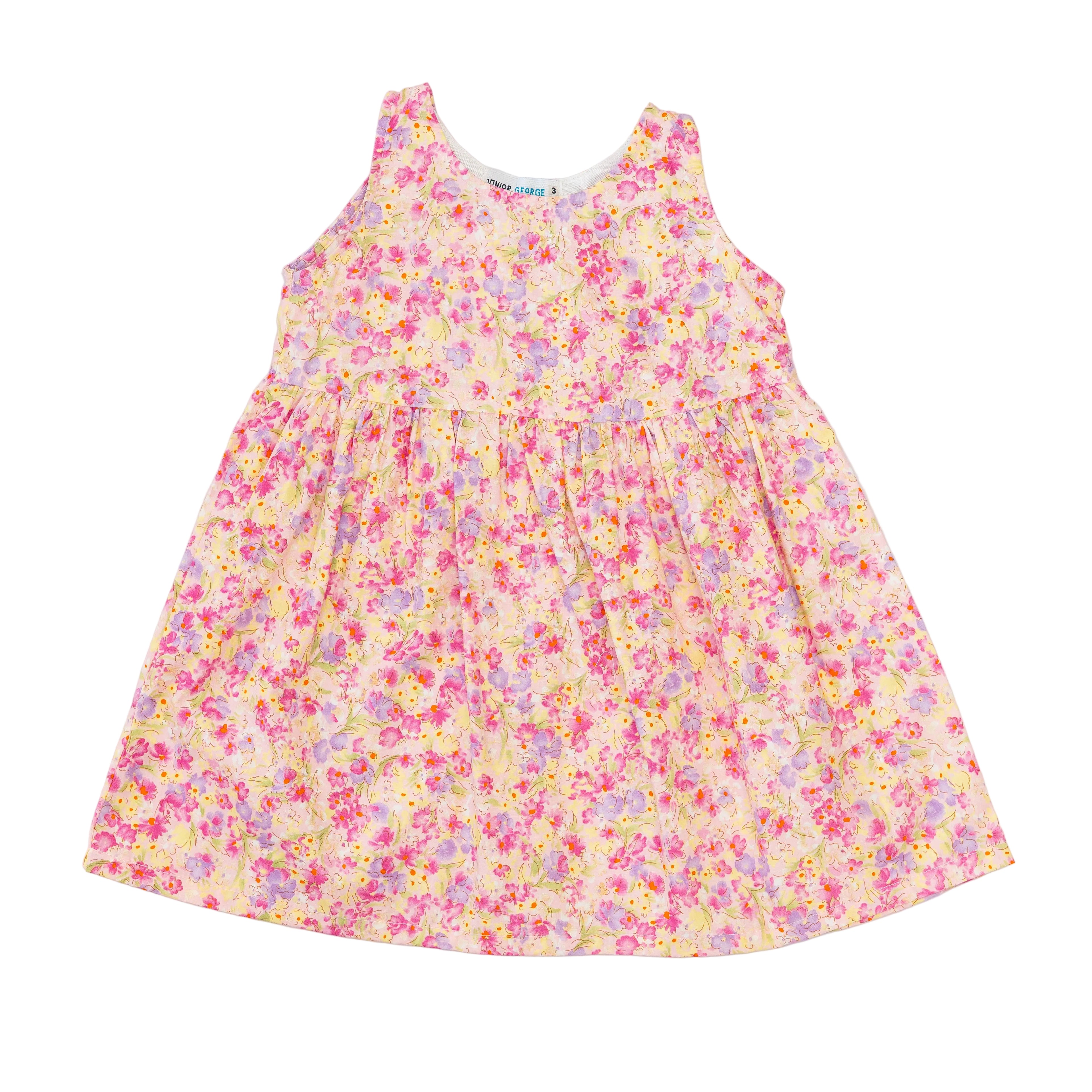 Dress Pink - Tiny flowers printed-27768