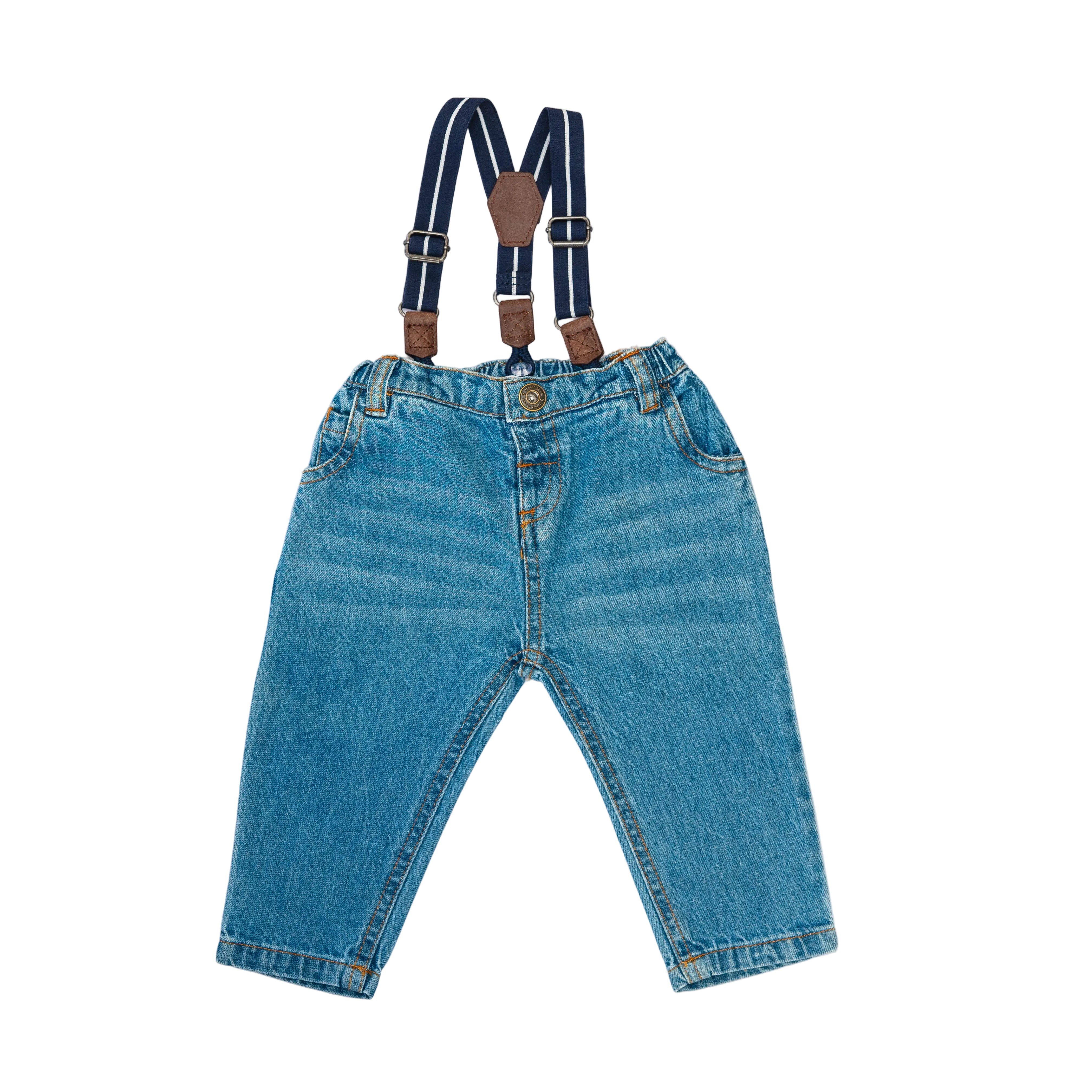 Denim dungaree pant-27840