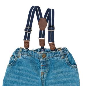 Denim dungaree pant-27840