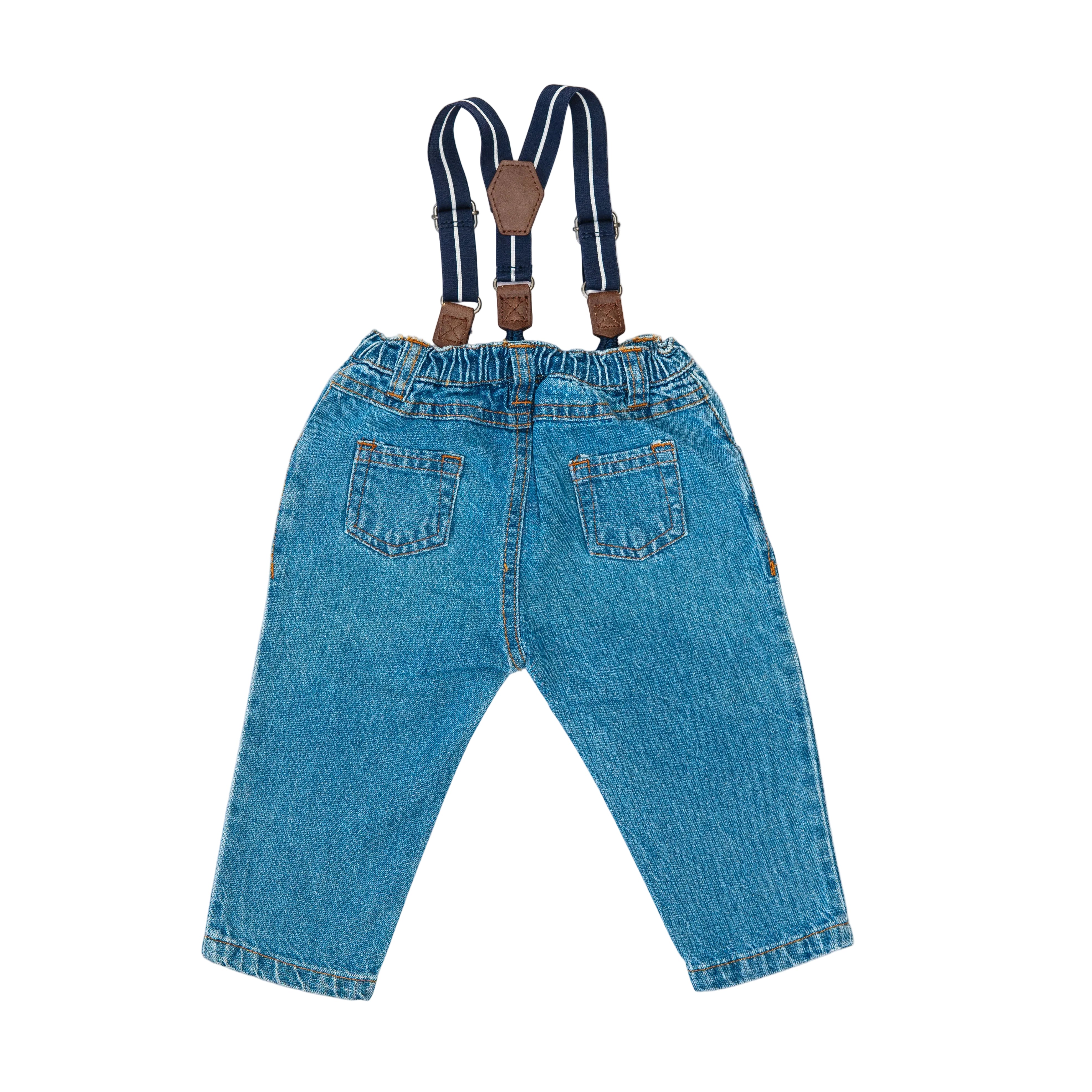 Denim dungaree pant-27840