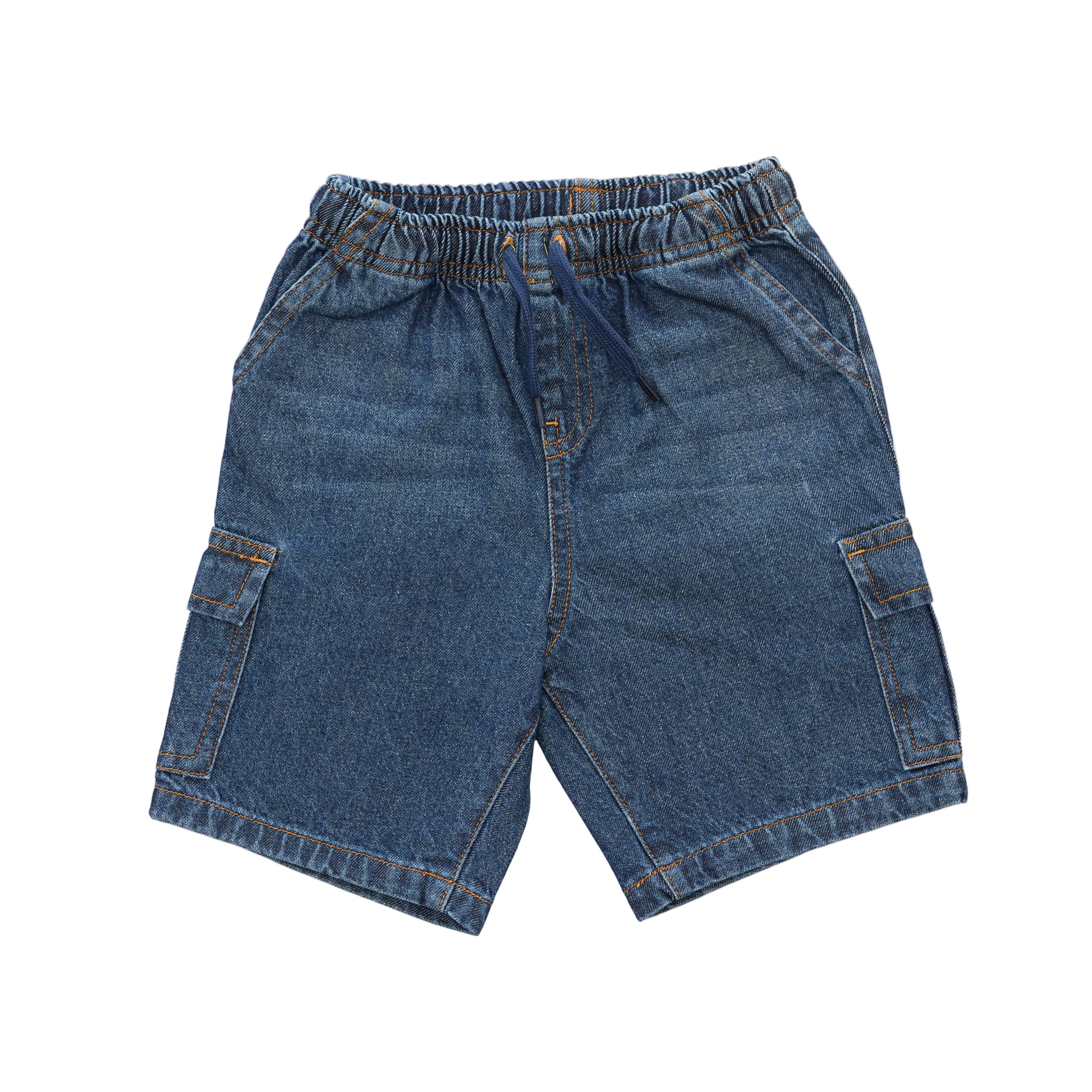 Denim Short Navy Blue-27850