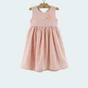 Dress Pink - Embosed, back crossed-27859