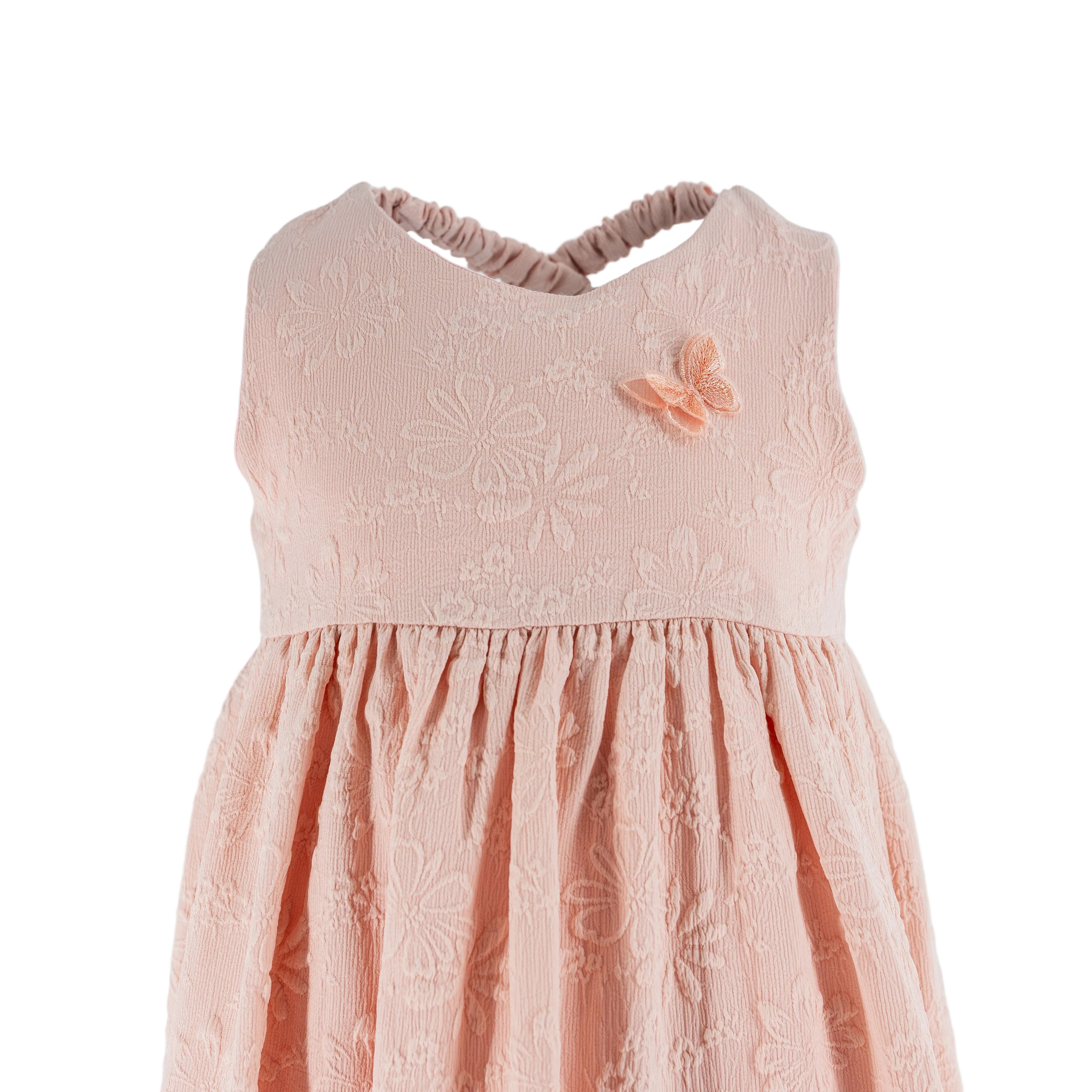 Dress Pink - Embosed, back crossed-27859