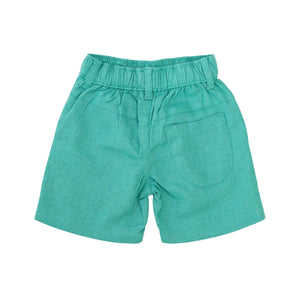 Short Linen - Green-27878