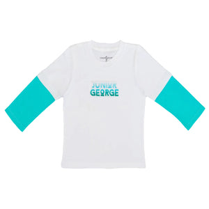 Crewneck White - Junior George - Long Sleeve-27895