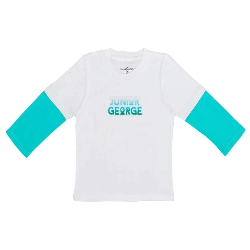 Crewneck White - Junior George - Long Sleeve-27895