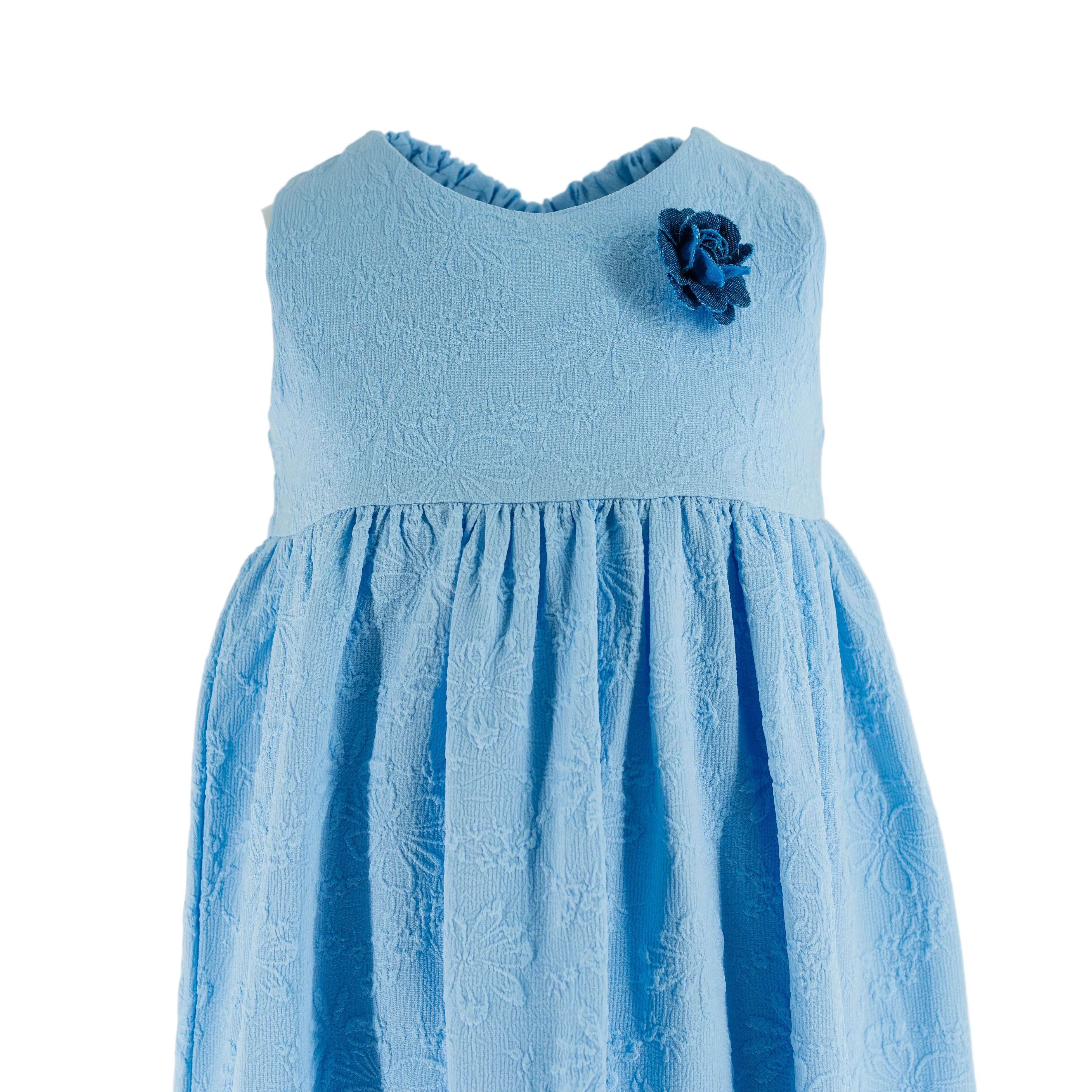 Dress Blue- Embossed.Back.Crossed-27896