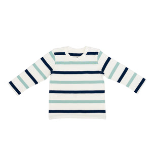 Crewneck Long Sleeve Stripe (OW/NB/MG)-27909