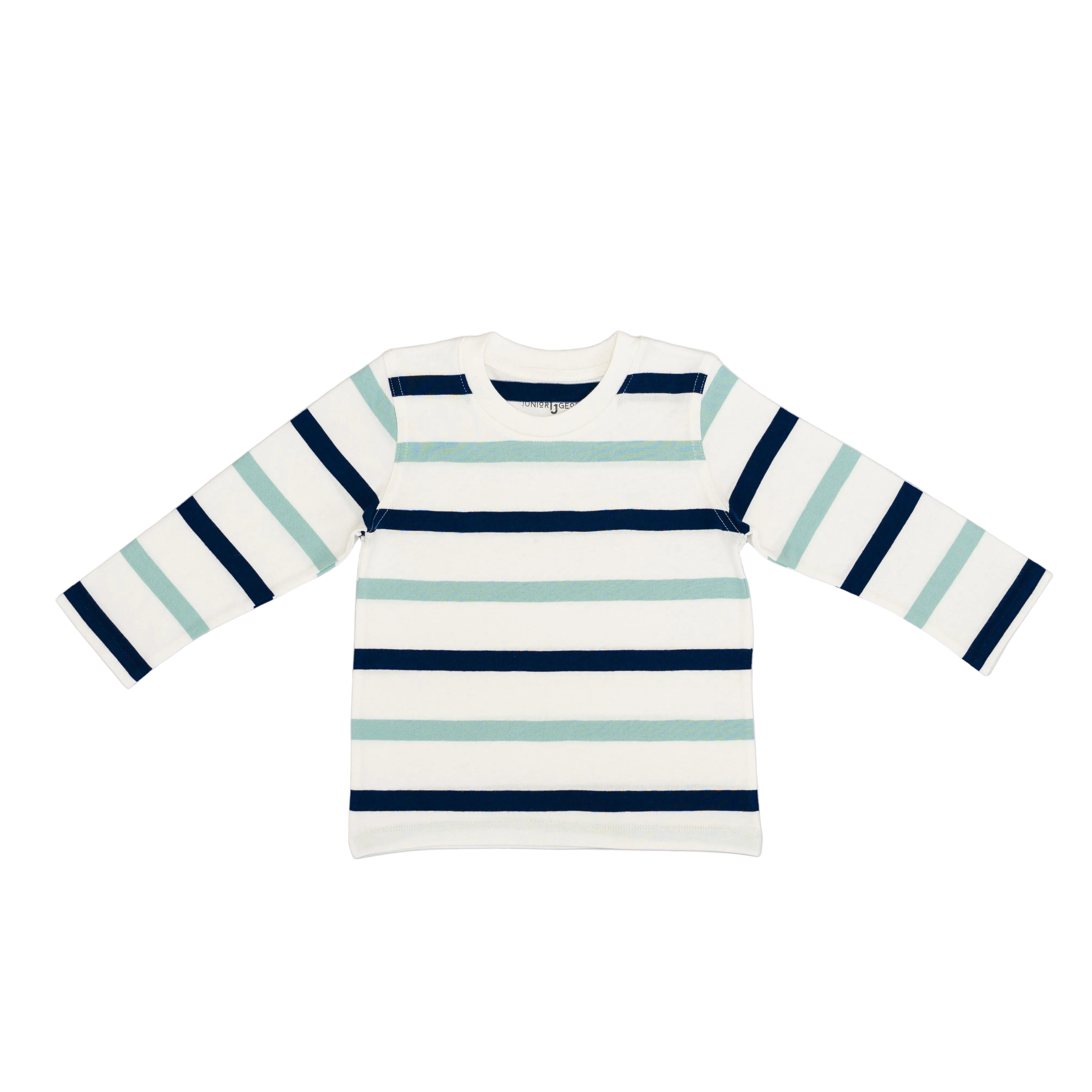 Crewneck Long Sleeve Stripe (OW/NB/MG)-27909