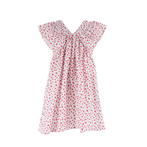 Dress Sleeveless with Small Pink Flower Printed-27928