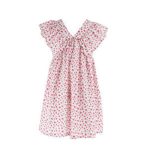 Dress Sleeveless with Small Pink Flower Printed-27928