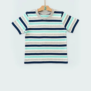 Crewneck Stripe (GR/WH/IB/NB)-27929