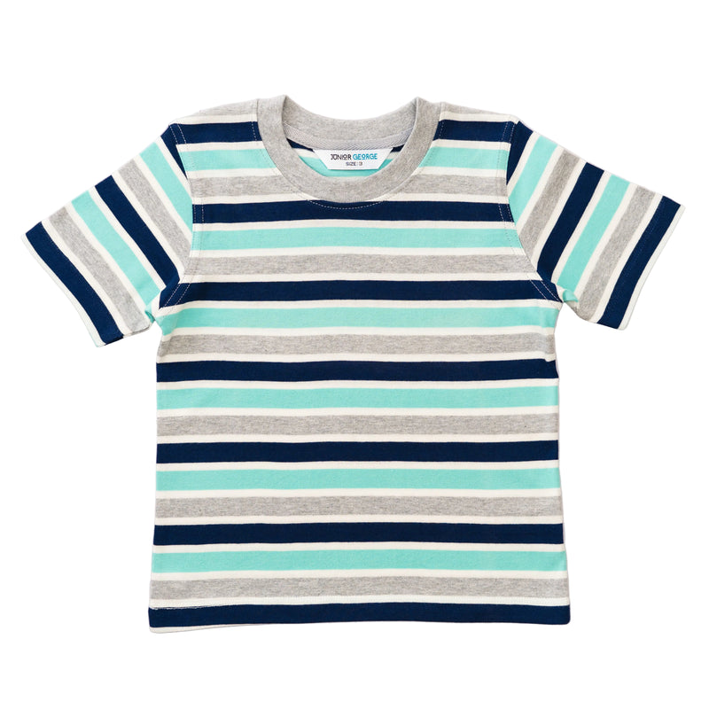 Crewneck Stripe (GR/WH/IB/NB)-27929