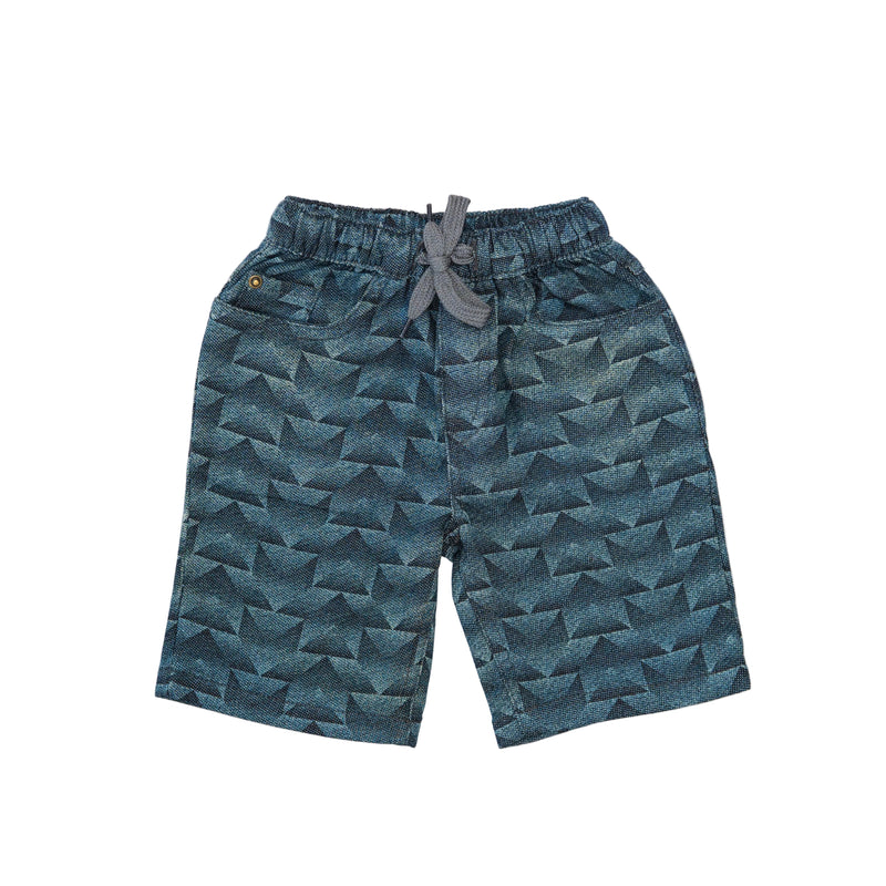 Denim Short Cama Printed-27932