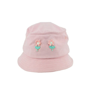 Hat Pink - Flowers Attached-27948