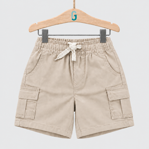 28234 - Short Twill Double Pockets Beige