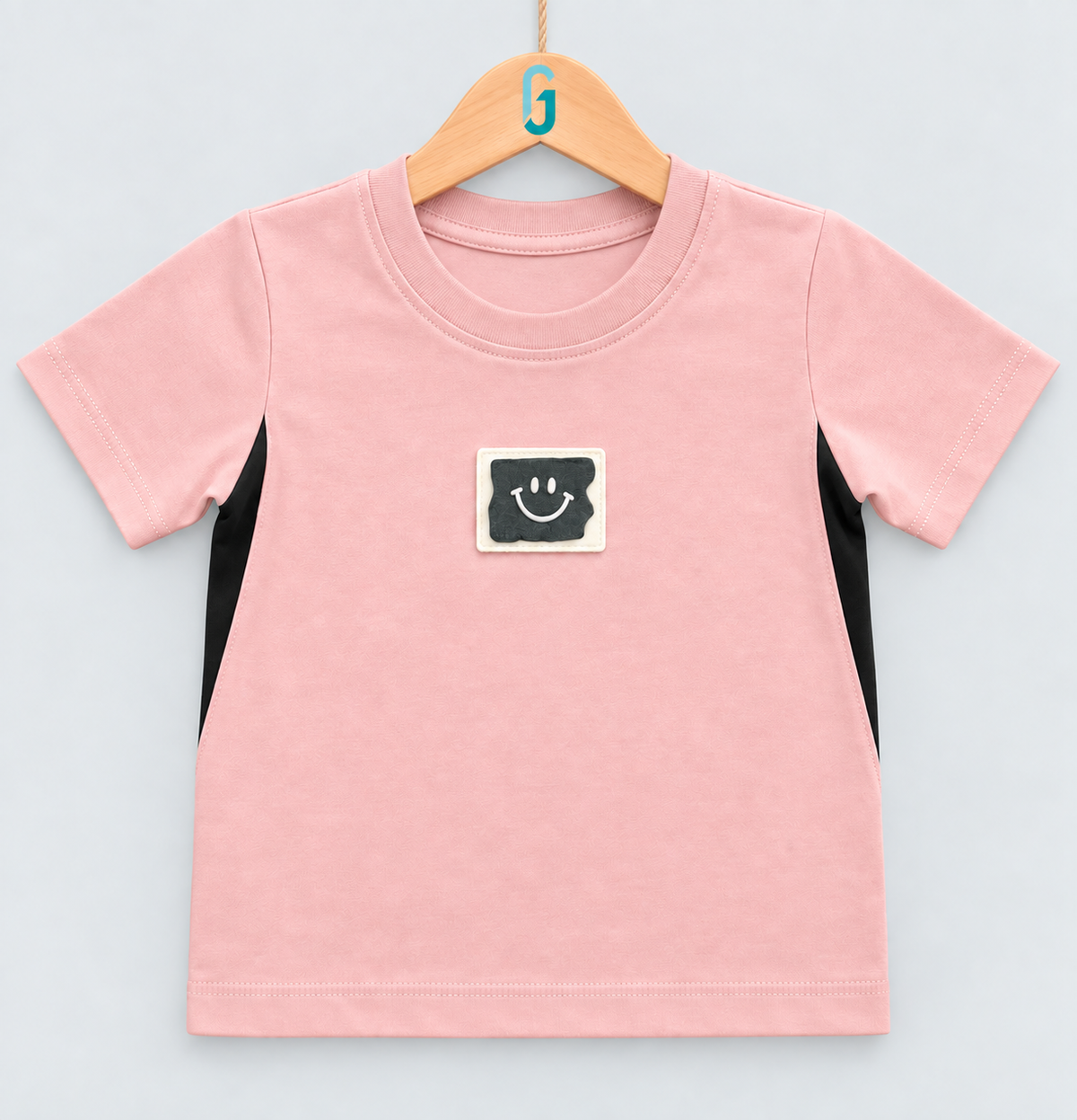 28238 - Crewneck Pink Smiley Face