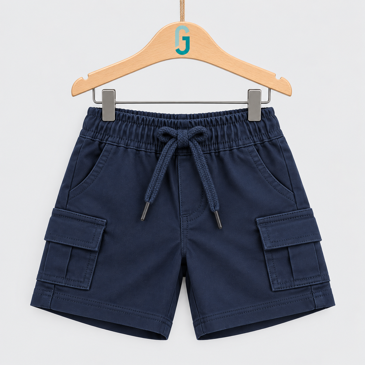 28152 - Short Twill Double Pockets Navy Blue
