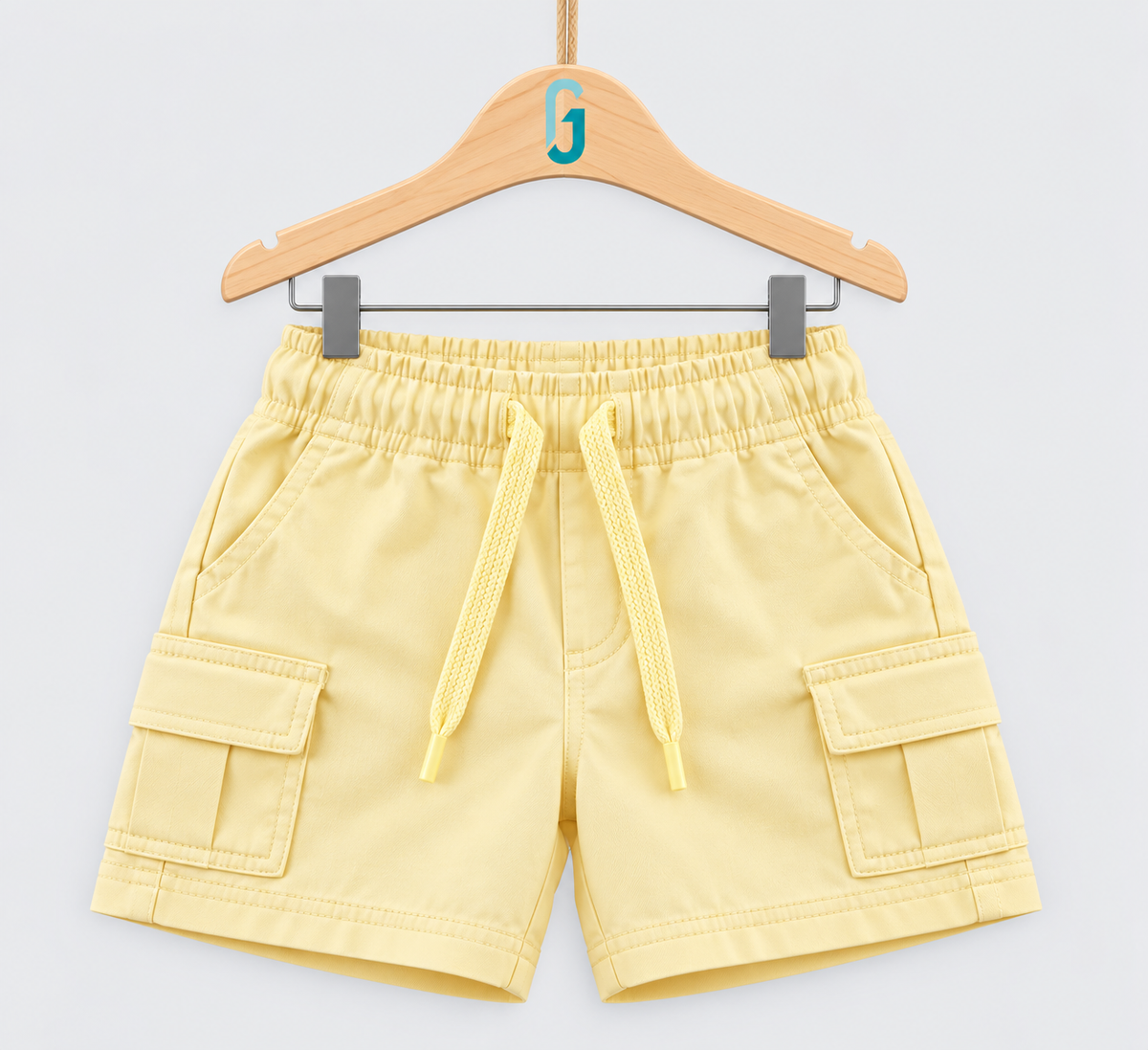 28218 - Short Twill Double Pockets Yellow