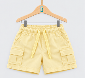28218 - Short Twill Double Pockets Yellow