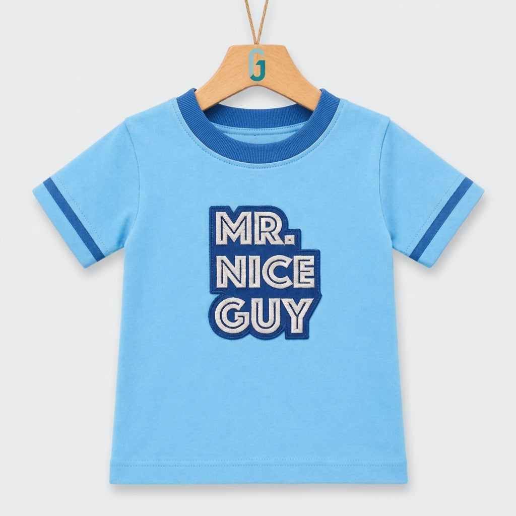 28187 - Crewneck Light Blue Mr Nice Guy