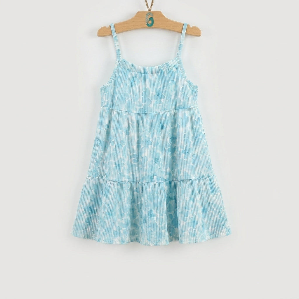 28082-Dress Light Blue Strappy