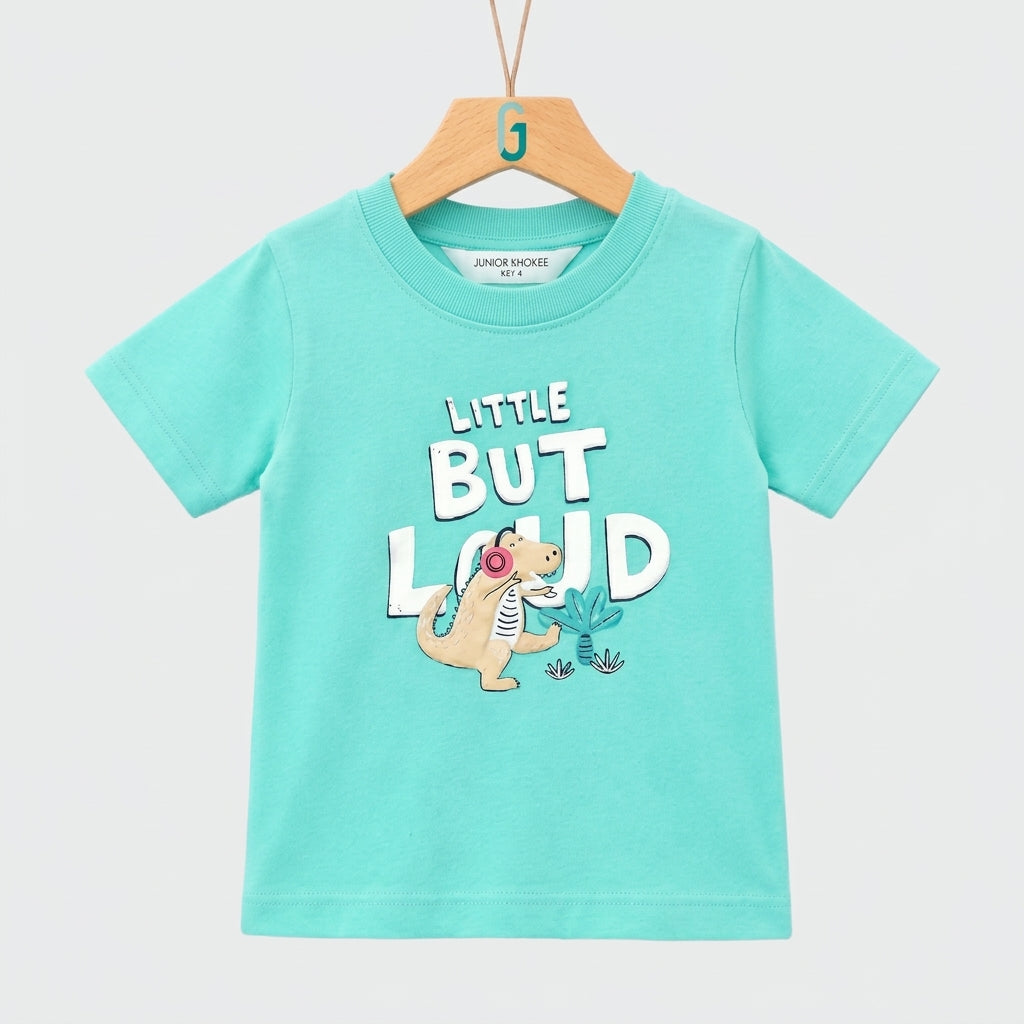 28136-Crewneck Little But Loud - Mint Green