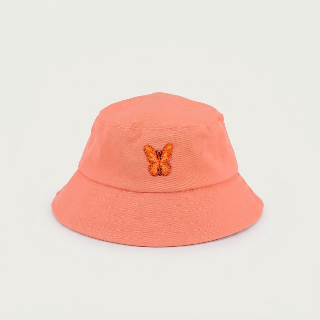 28163 - Hat Orange With Butterfly