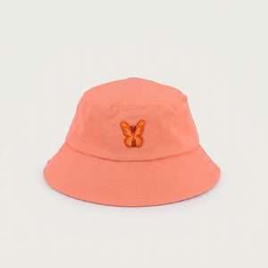 28163 - Hat Orange With Butterfly