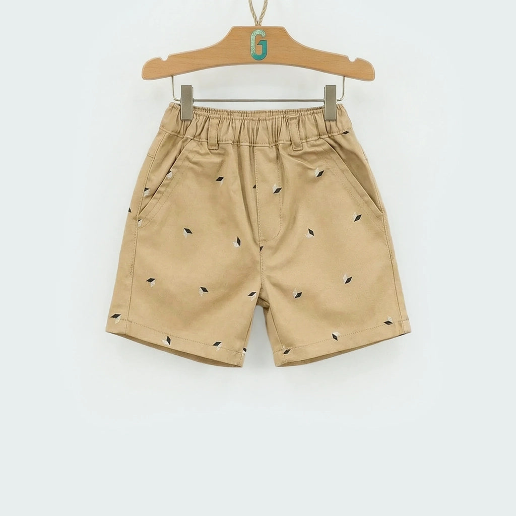 Short Brown - Printed Twll-27264