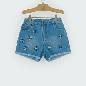 Short Light blue- Stars-27763