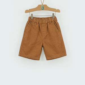 Short Linen - Mud Brown-27804