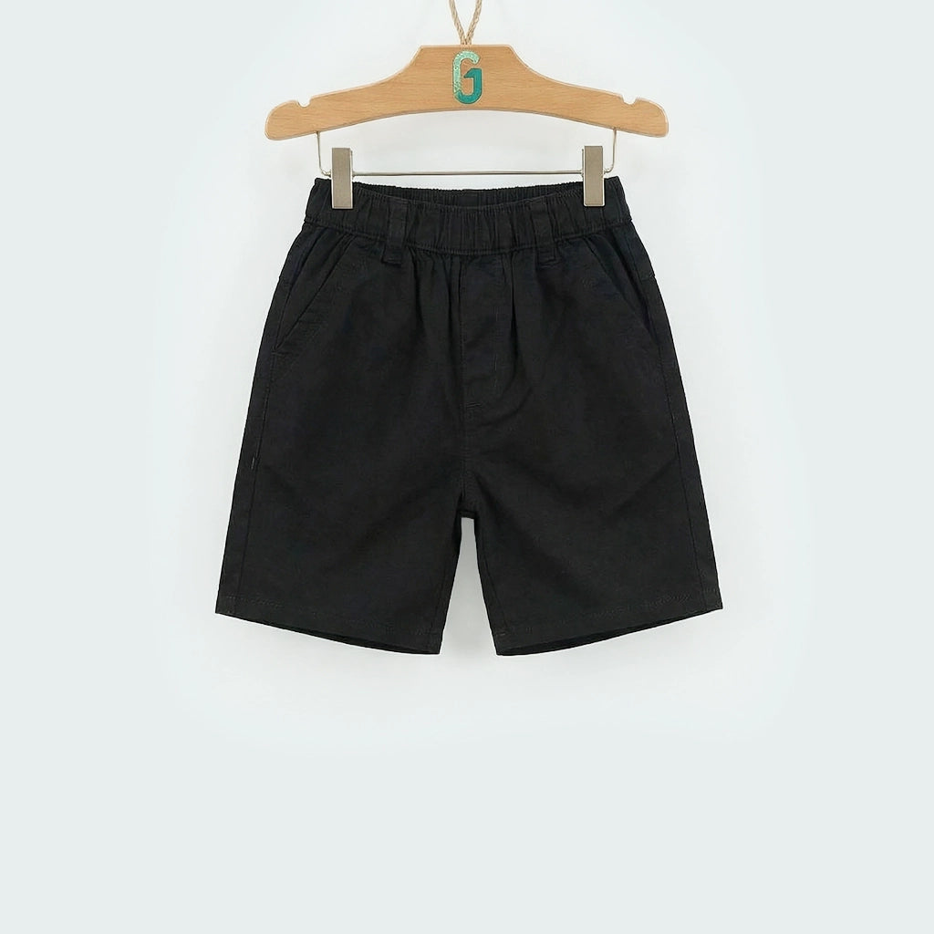 Short - Black Linen-27826
