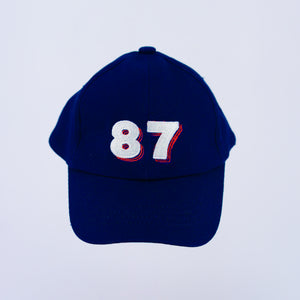 27133-cap navy blue with off white 87
