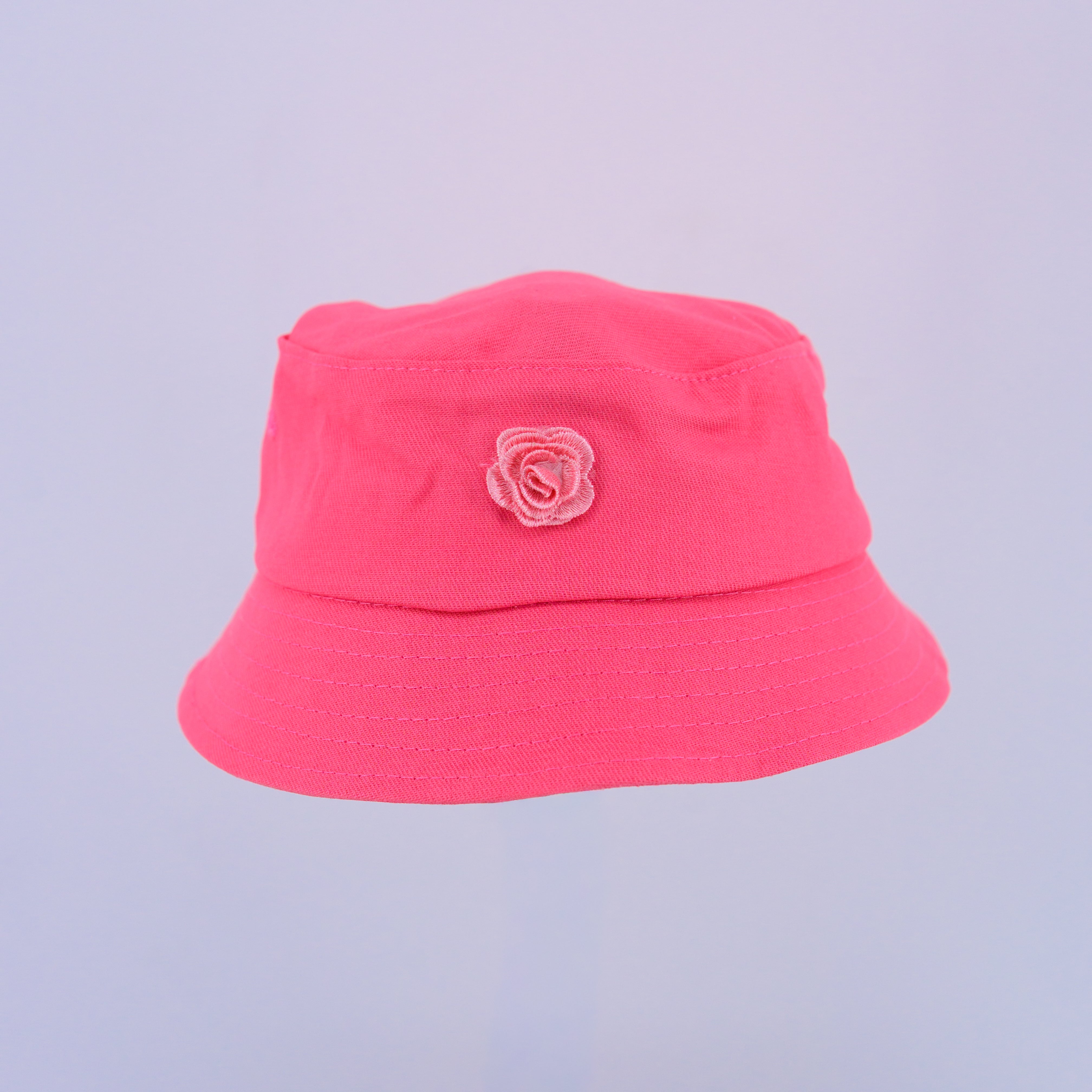 28149-hat pink with rose